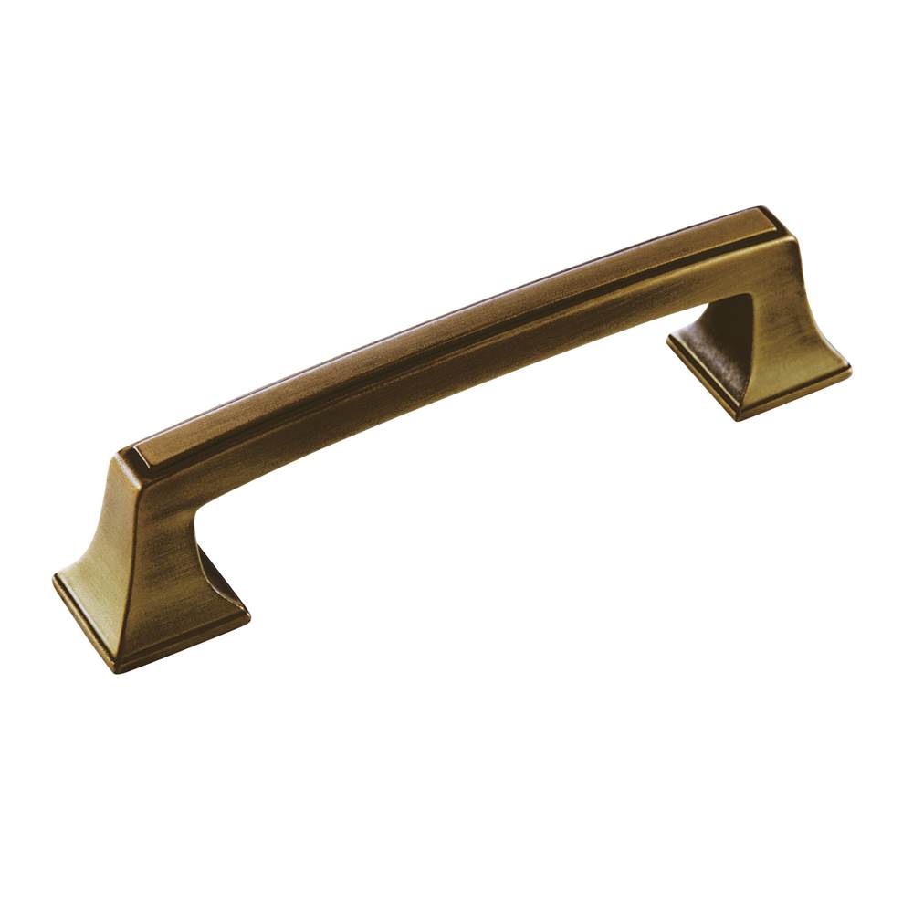 Amerock Mulholland 3-3/4 in (96 mm) Center-to-Center Gilded Bronze Cabinet Pull