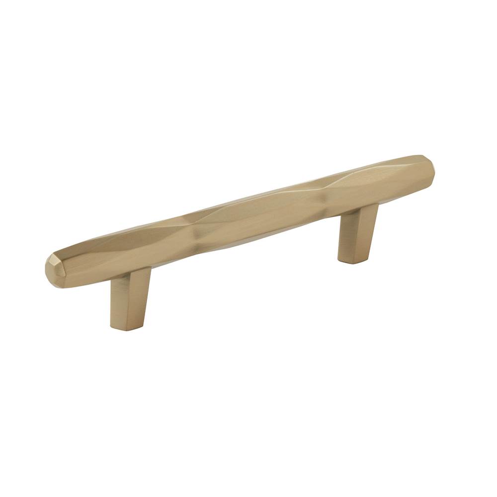 Amerock St. Vincent 3-3/4 in (96 mm) Center-to-Center Golden Champagne Cabinet Pull