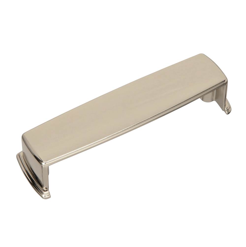 Amerock Kane 3-3/4 in (96 mm) Center-to-Center Polished Nickel Cabinet Cup Pull