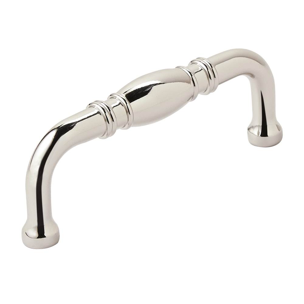 Amerock Granby 3 in (76 mm) Center-to-Center Polished Nickel Cabinet Pull