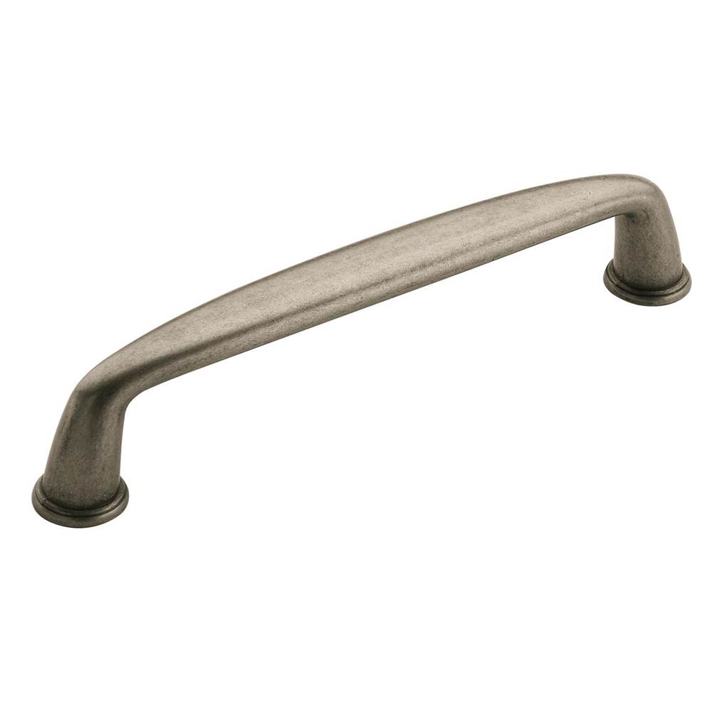 Amerock Kane 5-1/16 in (128 mm) Center-to-Center Weathered Nickel Cabinet Pull