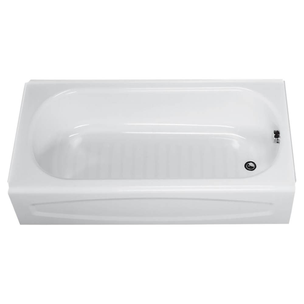 American Standard New Solar® 60 x 30-Inch Integral Apron Bathtub Above Floor Rough With Left-Hand Outlet