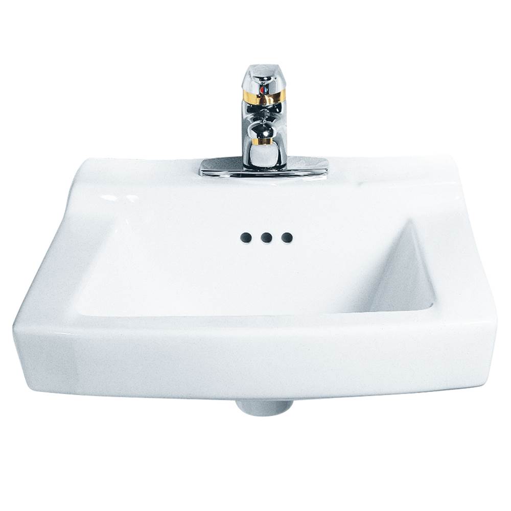 American Standard Comrade® Wall-Hung Sink With 4-Inch Centerset, Wall Hanger Included