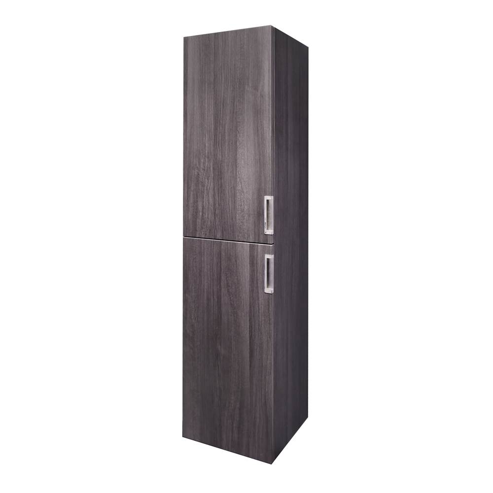 Aria Ar-New Light Linen Cabinet, Steel Gloss