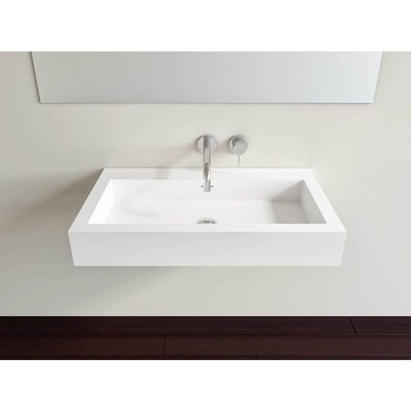 Badeloft Badeloft 32'' Gloss White Wall-mount Sink WT-06-L