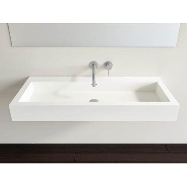 Badeloft Badeloft 47'' Gloss White Wall-mount Sink WT-06-XXL