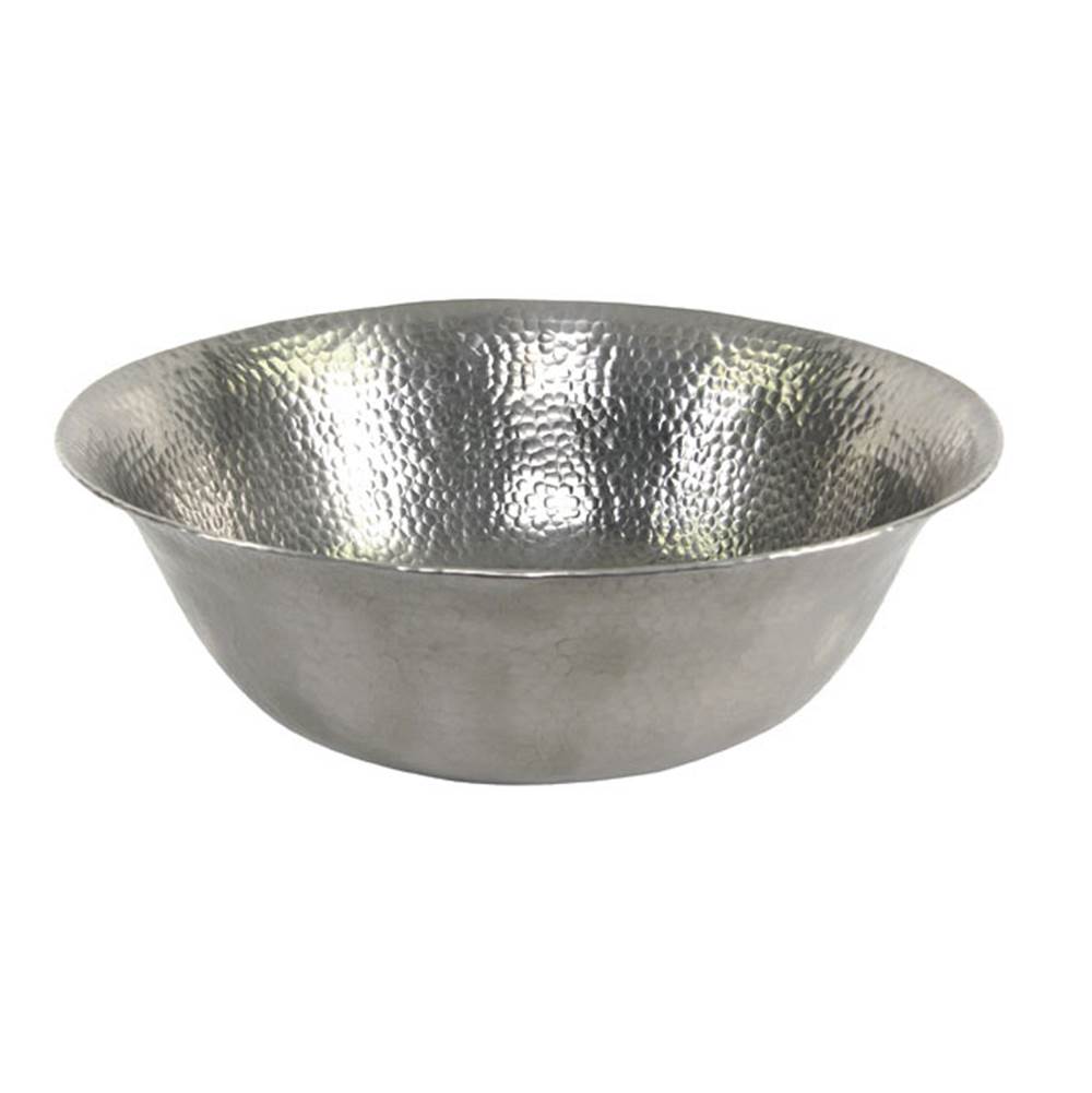 Barclay Goshen Above Counter Basin, Hammered Pewter