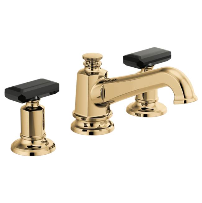 Brizo Invari® Widespread Lavatory Faucet with Angled Spout - Less Handles 1.5 GPM