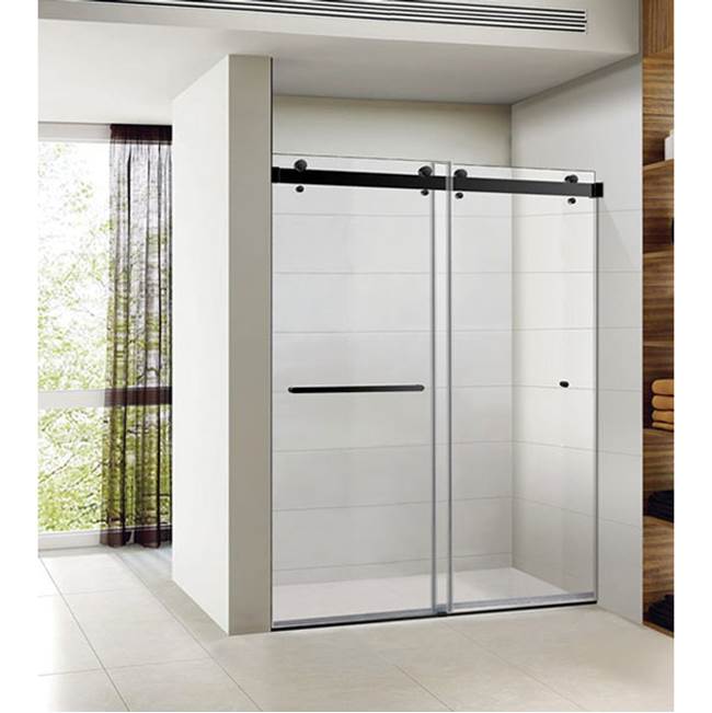 CKB SP Series Frameless Bypass Sliding Shower Doors