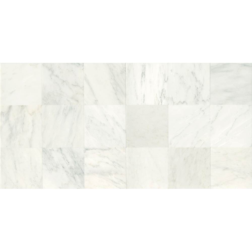 Daltile Marble 3 X 6 Stone Tile in First Snow Eleg