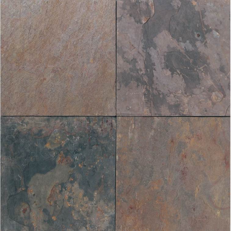 Daltile Slate 16 X 16 Stone Tile in Mongolian Sprin