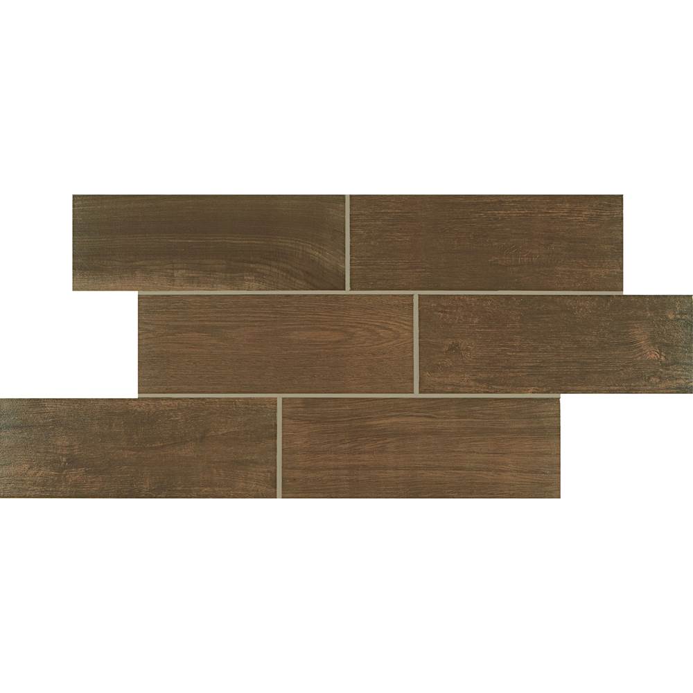 Daltile Emblem 7 X 20 Floor Tile in Brown