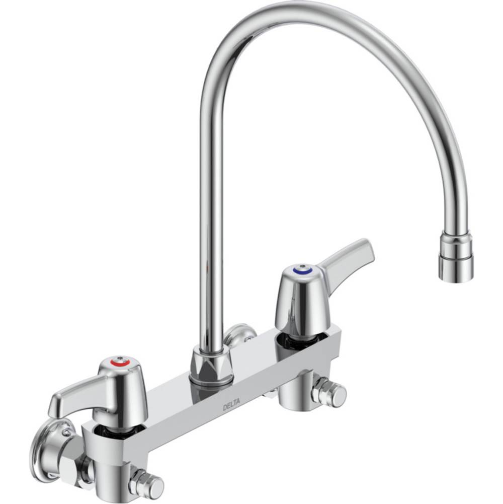 Delta Commercial Commercial 28C3 / 28C4 / 28C6: Wallmount faucet