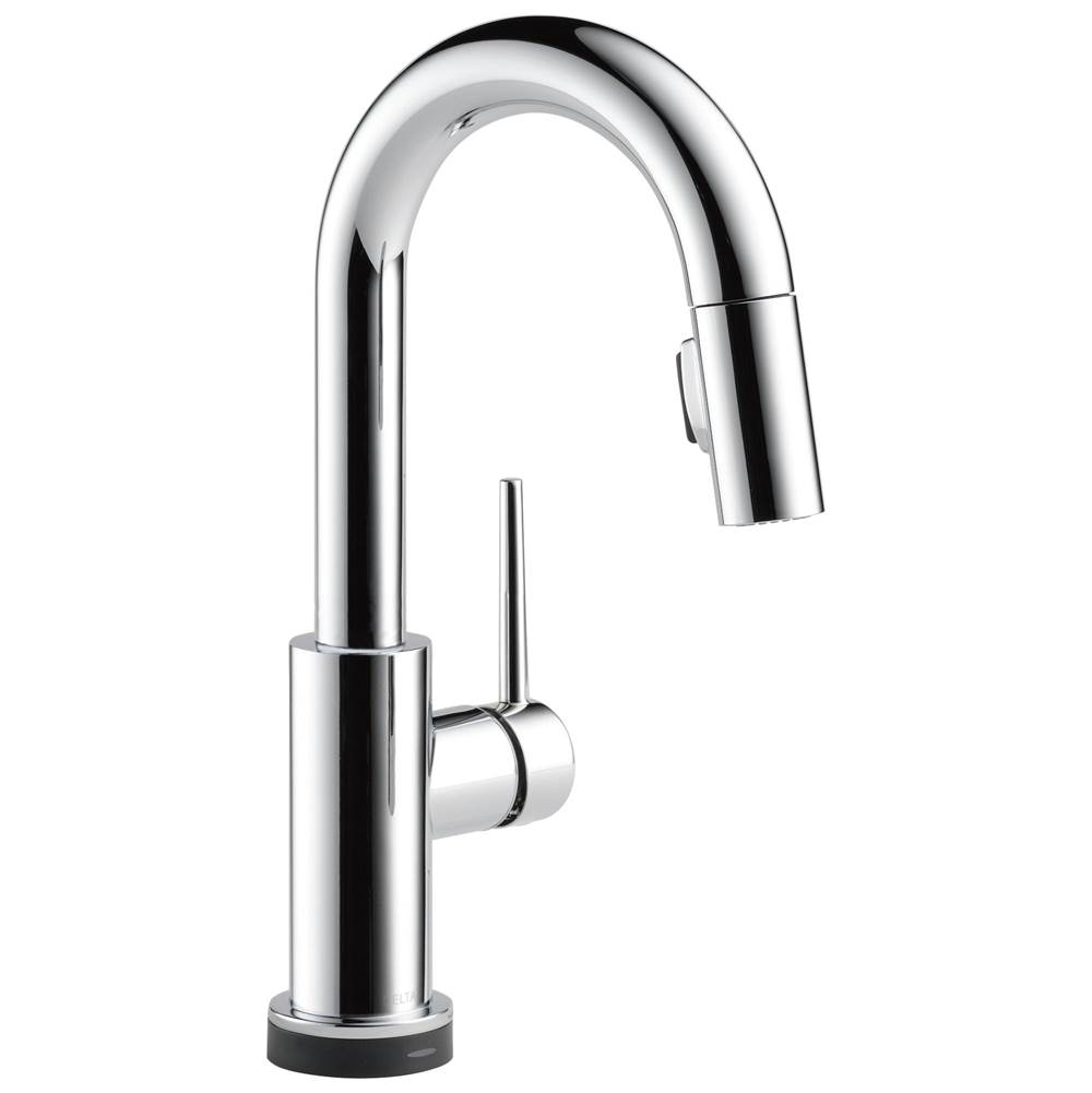 Delta Faucet Trinsic® Single Handle Pull-Down Bar / Prep Faucet with Touch<sub>2</sub>O® Technology