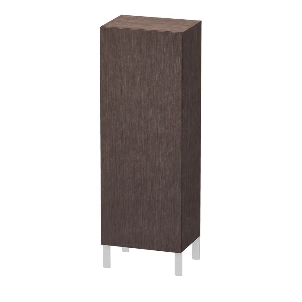Duravit L-Cube Semi-Tall Cabinet Dark Brushed Oak