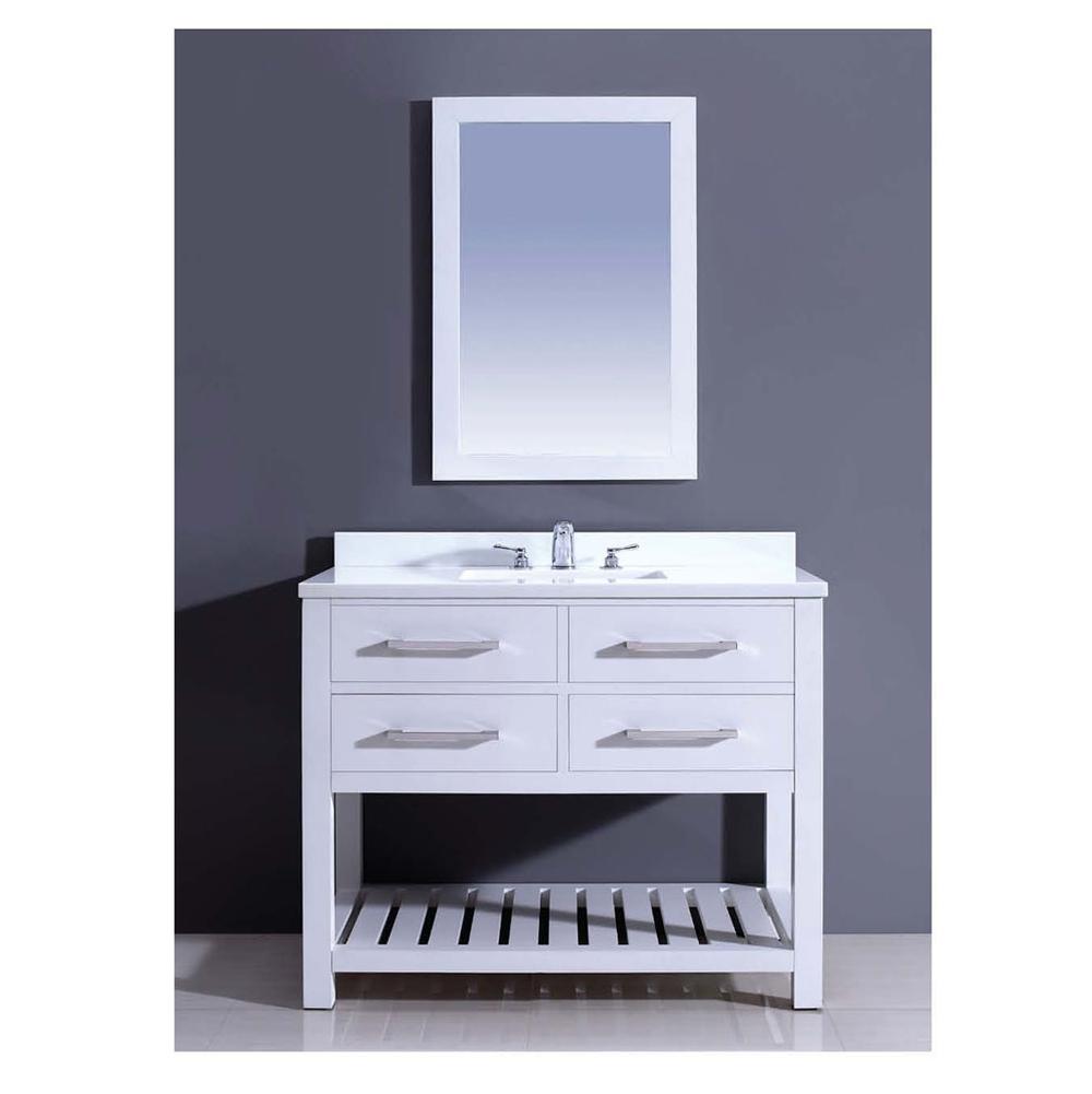 Dawn Dawn® Vanity Set:  Counter Top (AAPT422235-01), Cabinet (AAPC422235-01) & Mirror (AA