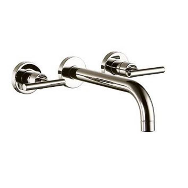 Dawn Dawn® Wall Mounted Double-handle Concealed Washbasin Mixer, Brushed Nickel