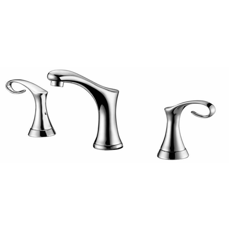 Dawn 2-Handle Widespread Lavatory Faucet For 8'' Centers, Chrome
