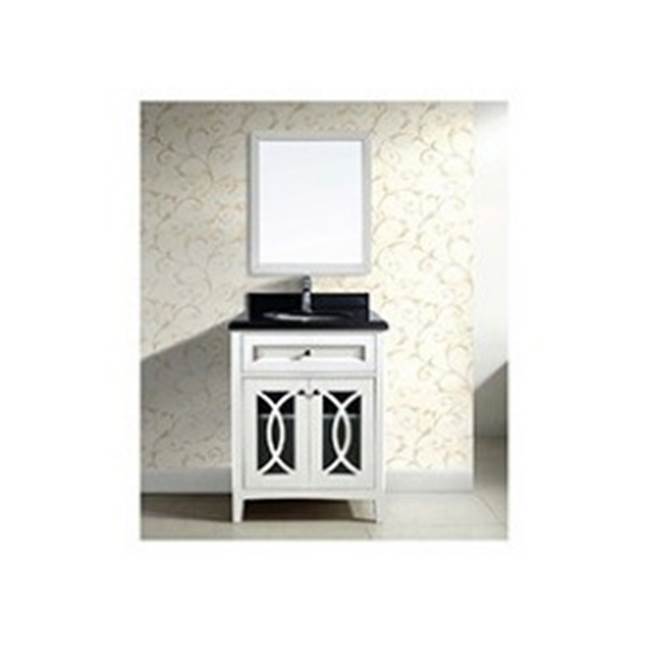 Dawn Dawn® Granite 1'' thickness countertop with single undermount ceramic sink and 1 prec