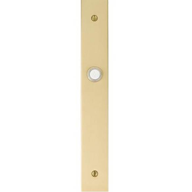 Emtek Stretto Brass Doorbell 1-1/2'' x 11'', US15