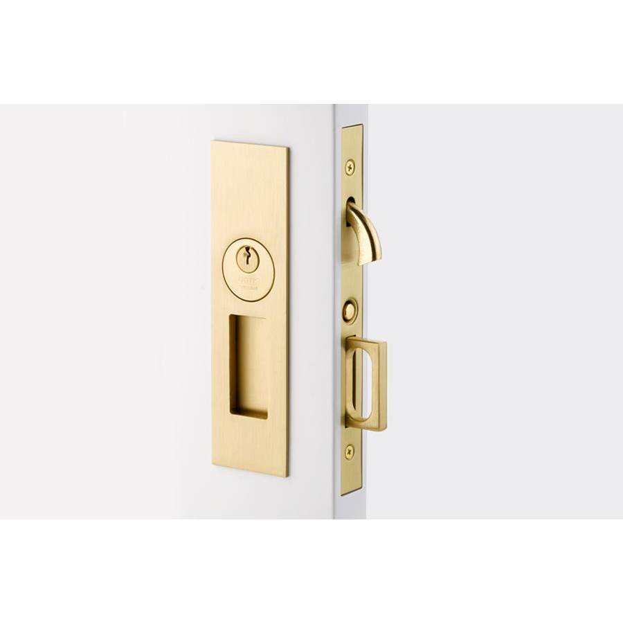 Emtek Dummy, Narrow Modern Rectangular Pocket Door Mortise Lock, US15