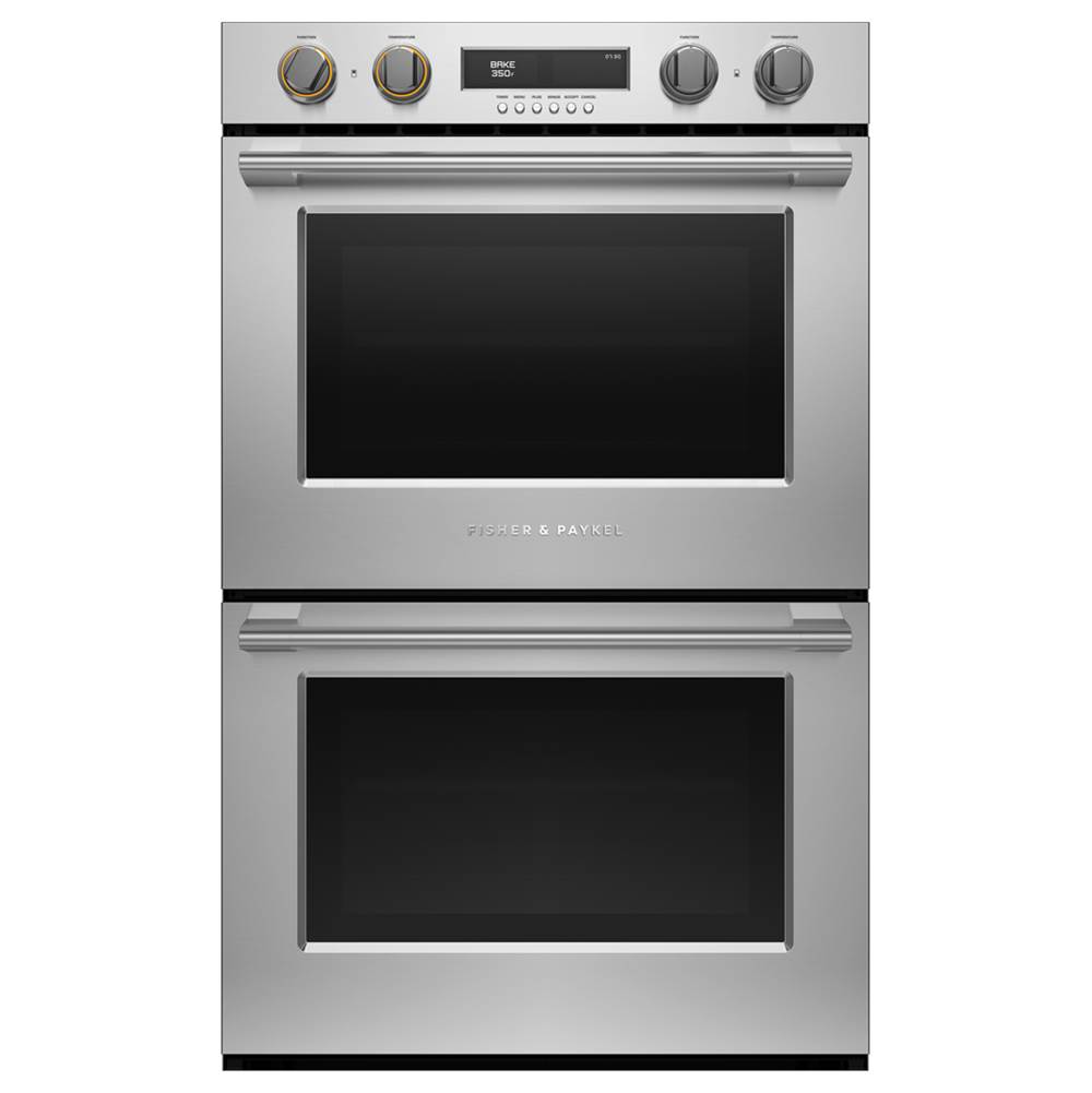 Fisher & Paykel 30'' Professional Double Oven, Dial, Self-Cleaning
