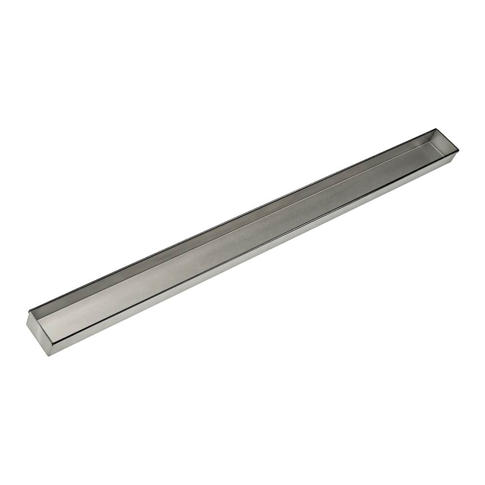 Infinity Drain 32'' Stainless Steel Closed Ended Channel for 40'' S-TIFAS 65/99 Series in Polished Stainless
