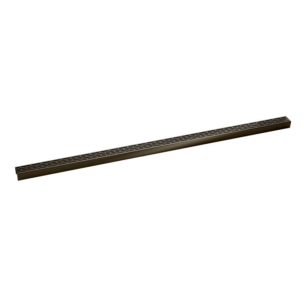 Infinity Drain 36'' Perforated Offset Slot Pattern Grate for S-LT 38 in Oil Rubbed Bronze