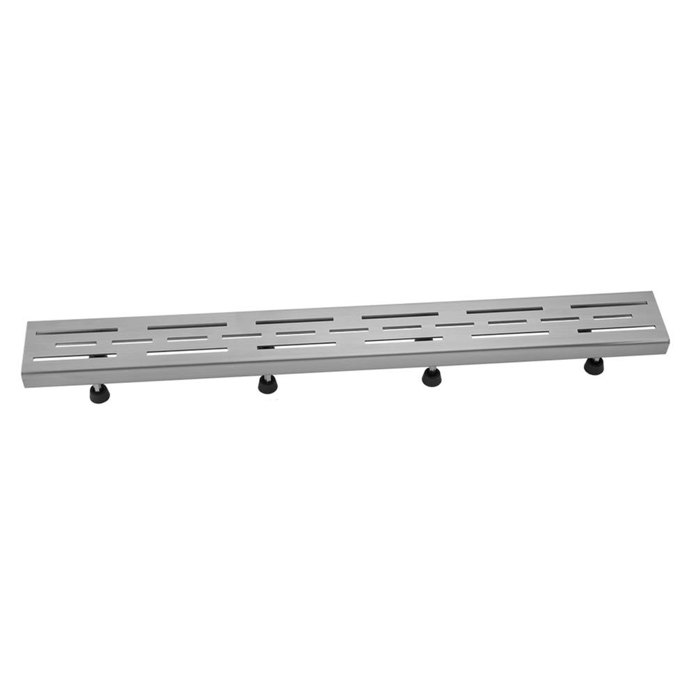Jaclo 48'' Channel Drain Slotted Line Hole Grate