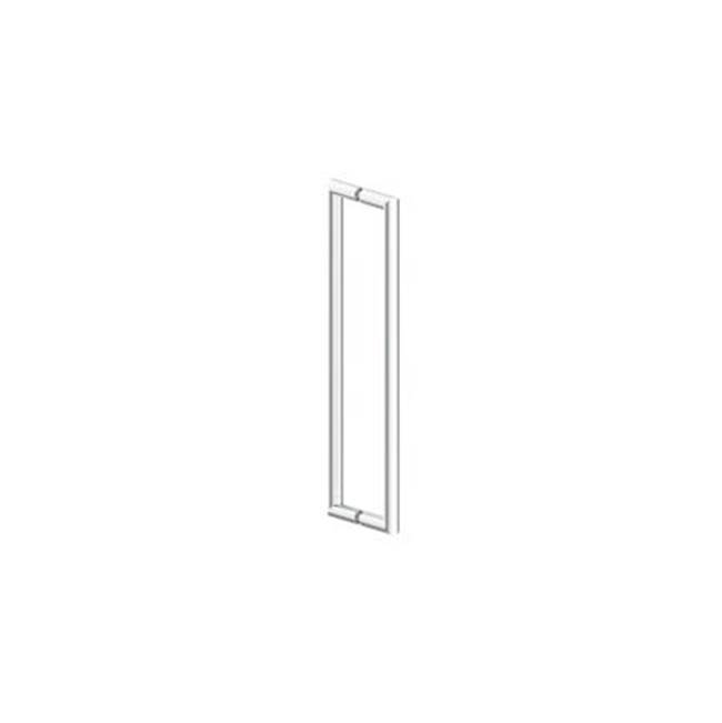 Kartners SEVILLE - 12-inch Double Shower Door Handle-Titanium