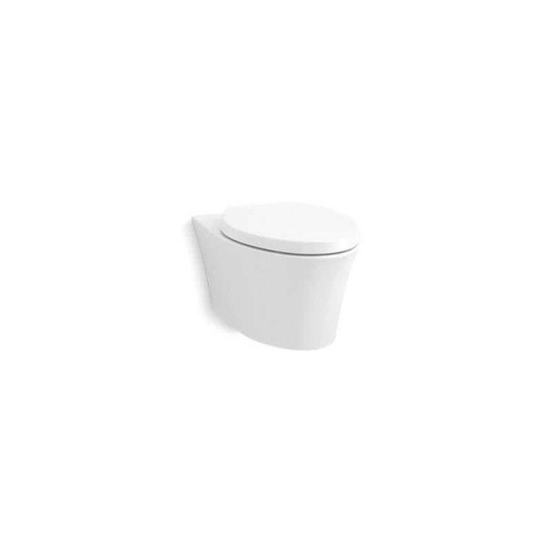 Kohler Veil® Wall-hung compact elongated toilet, dual-flush