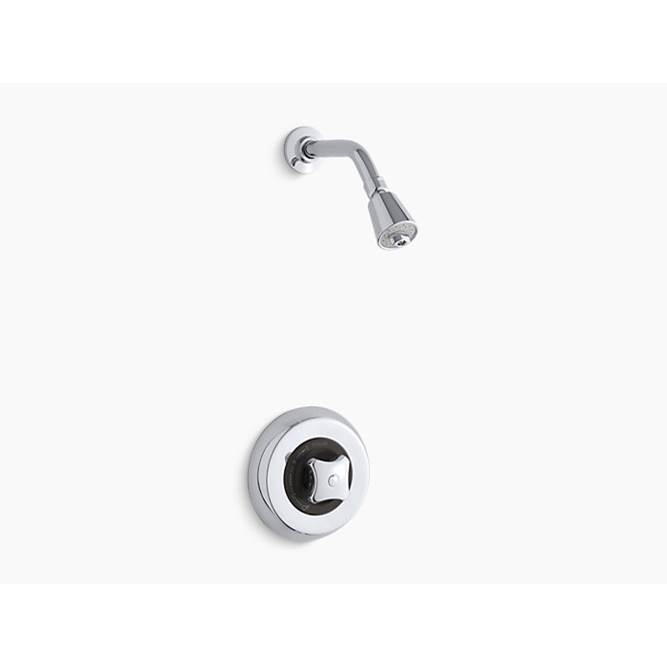 Kohler Triton® Rite-Temp(R) shower valve trim with standard handle and 2.5 gpm showerhead