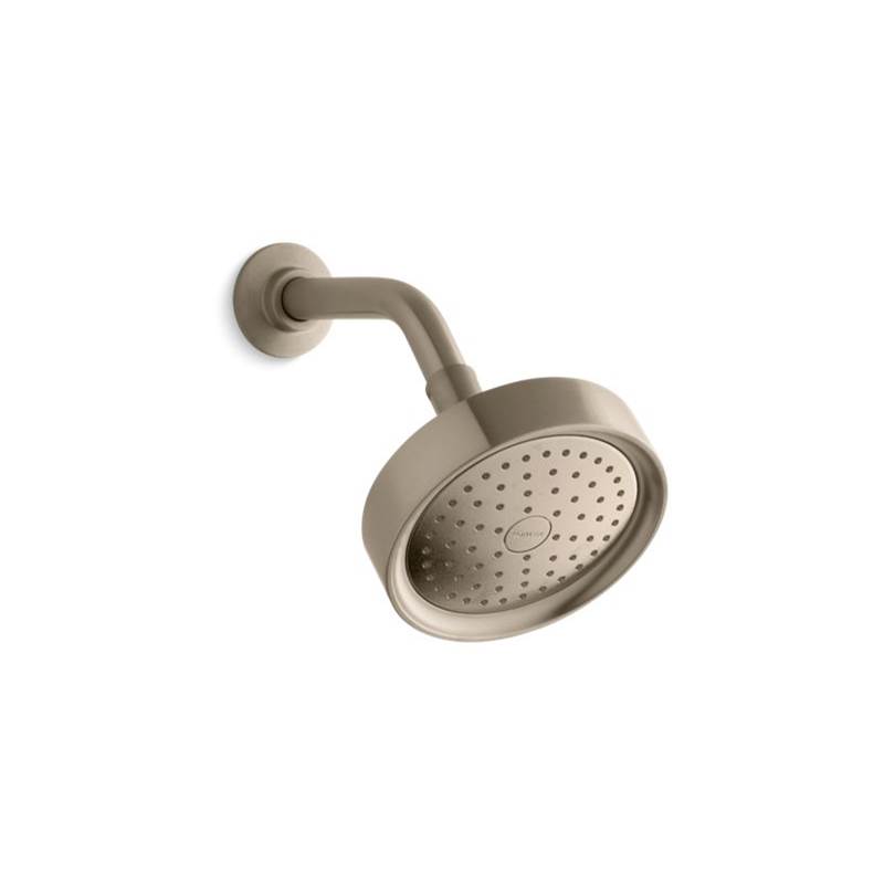 Kohler Purist® 2.5 gpm single-function wall-mount showerhead with Katalyst® air-induction technology
