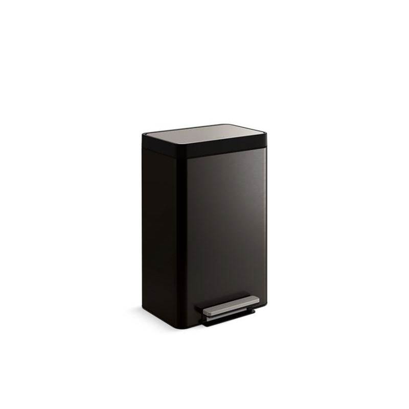 Kohler Dual-compartment step trash can