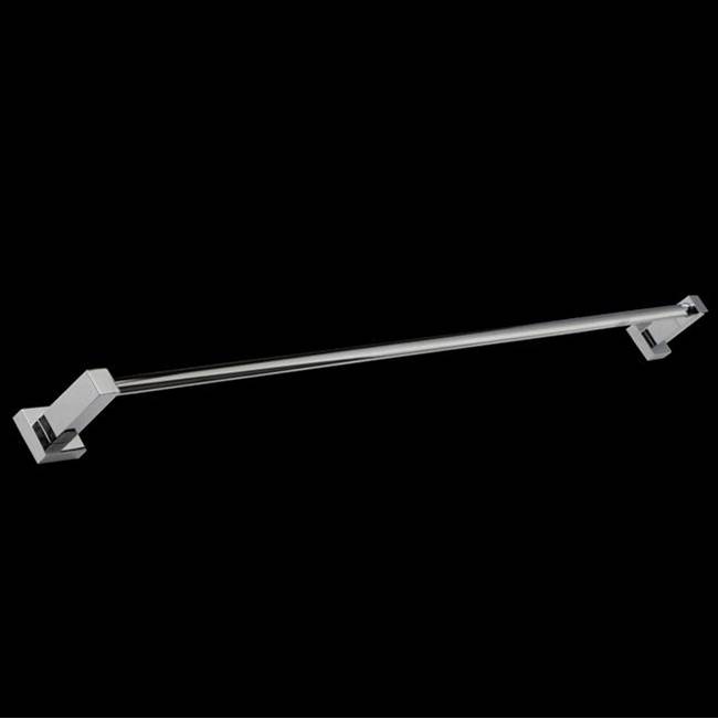 Lacava Wall-mount 24 5/8''W towel bar made of chrome plated brass.