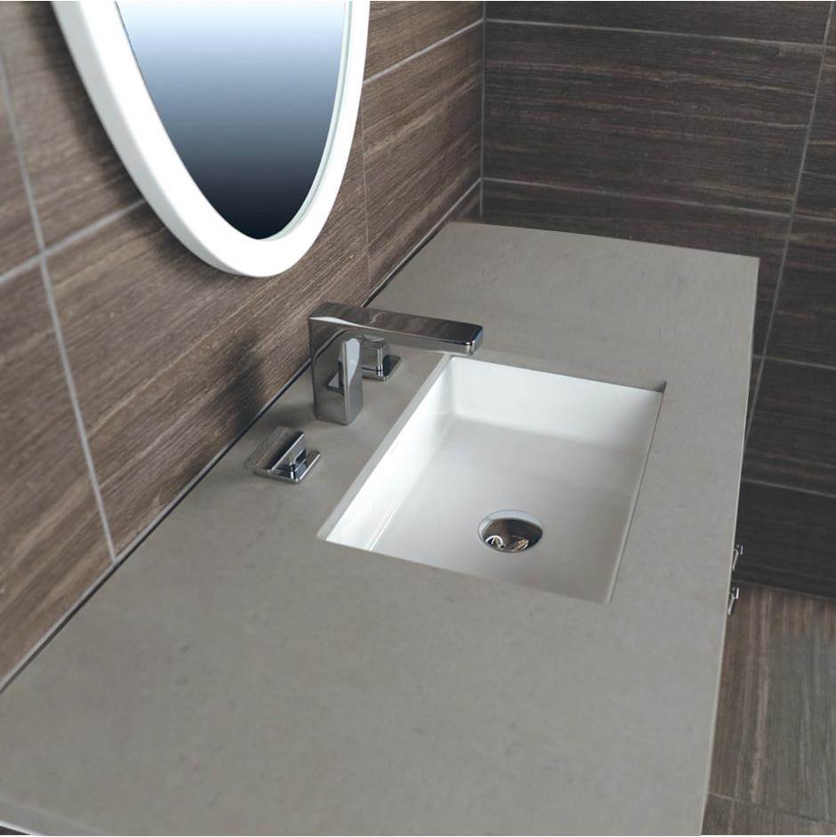 Lacava Countertop for vanity STL-F-48 & STL-W-48, with a cut-out for Bathroom Sink 5452UN. W: 48'', D: 21'', H: 3 /4''.