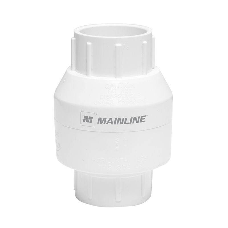 Mainline Collection PVC Solvent Weld Swing Check Valve