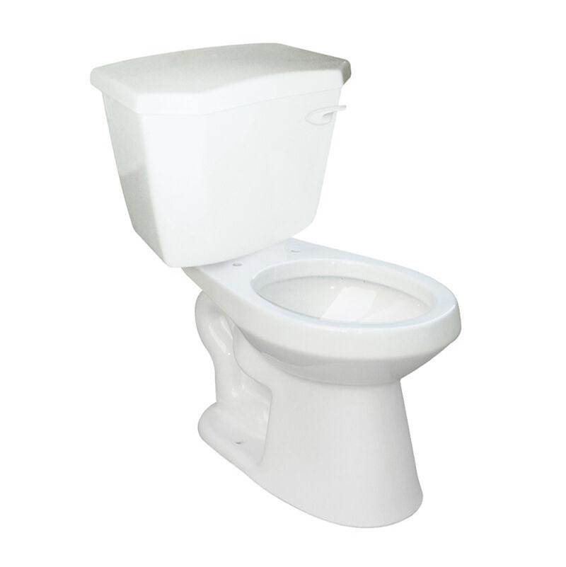Mainline Collection Ursa Round, Two-Piece, Standard Height, 12'' Toilet Combination with Fluidmaster Trim