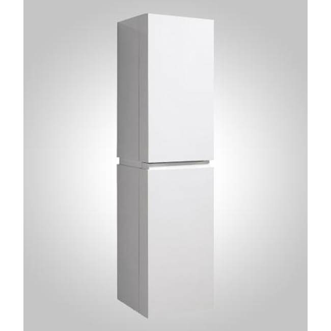 Madeli 16''W Urban Linen Cabinet, Sapphire. Wall Hung, Left-Hinged. Non-Handed, 15-9/16'' X 15'' X 60-5/8''