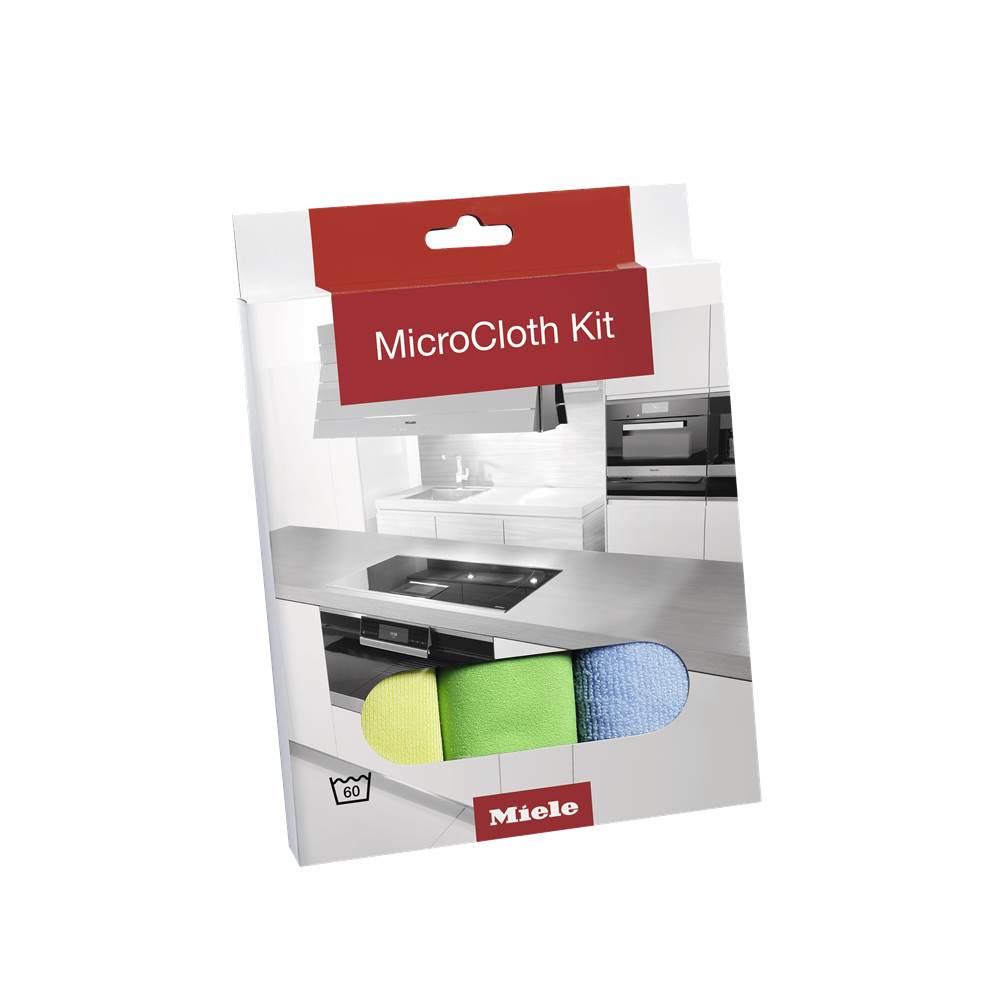 Miele Microcloth Kit, 3 Pieces for Best Cleaning Results and Safe Use