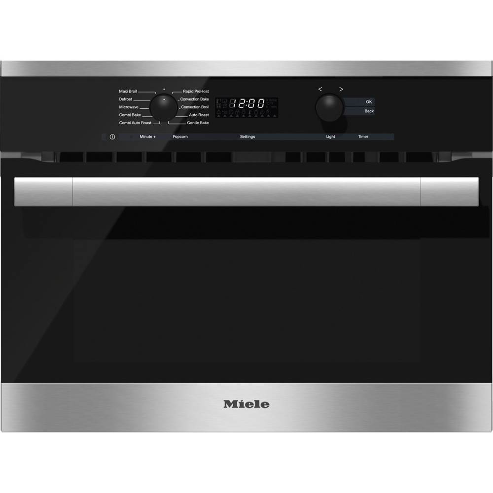 Miele H 6100 BM AM - 24'' ContourLine Speed Oven DirectSelect (Clean Touch Steel)