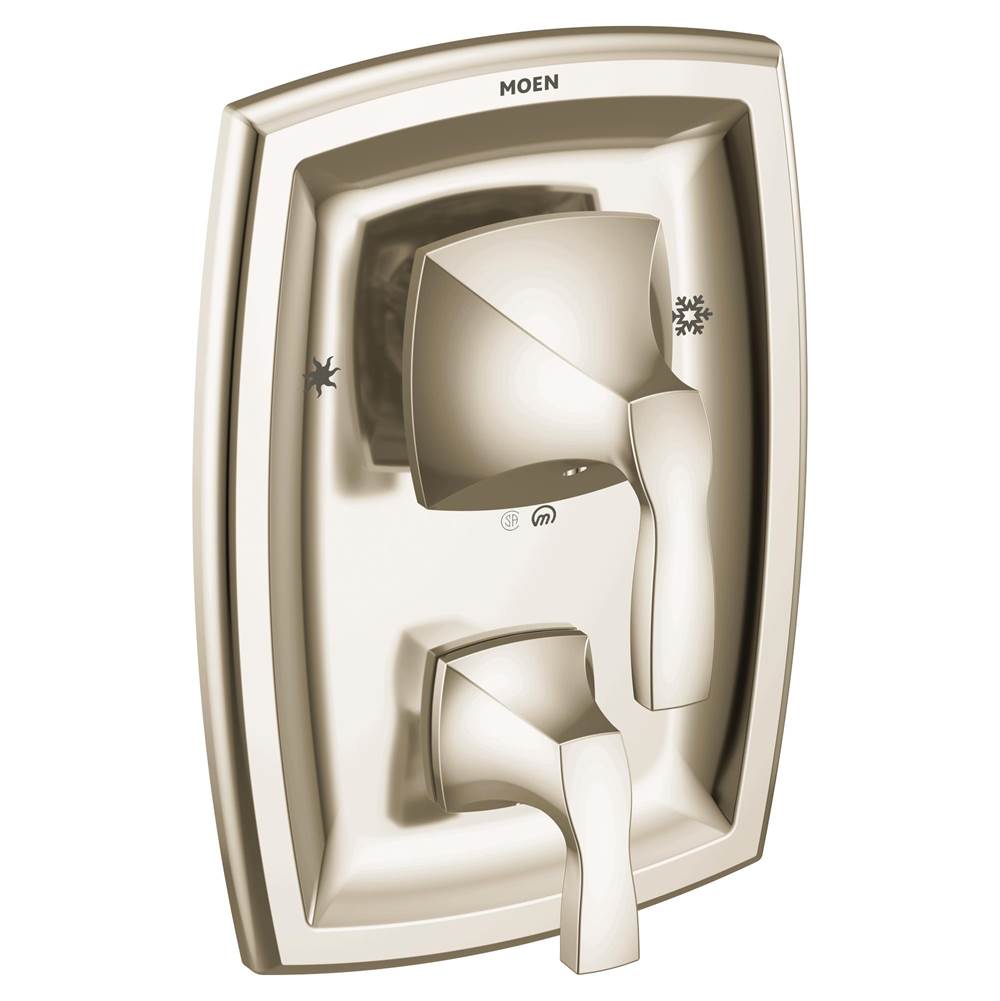 Moen Voss Posi-Temp with Built-in 3-Function Transfer Valve Trim Kit, Valve Required, Polished Nickel