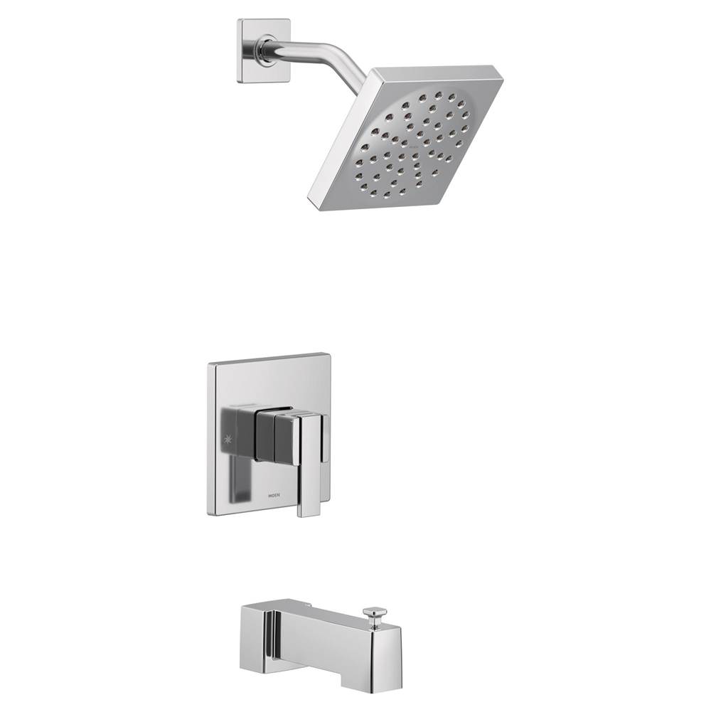Moen 90 Degree M-CORE 3-Series 1-Handle Eco-Performance Tub and Shower Trim Kit in Chrome (Valve Sold Separately)