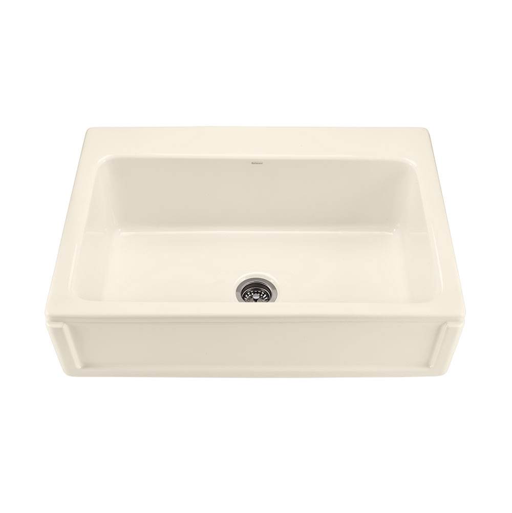 MTI Basics 33X22 White Border Front Single Bowl Basics Farmhouse Sink-Mccoy