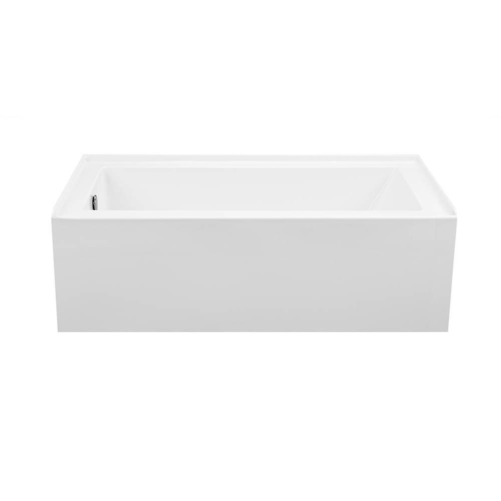 MTI Baths Cameron 2 Acrylic Cxl Integral Skirted Lh Drain Whirlpool - White (60X30)