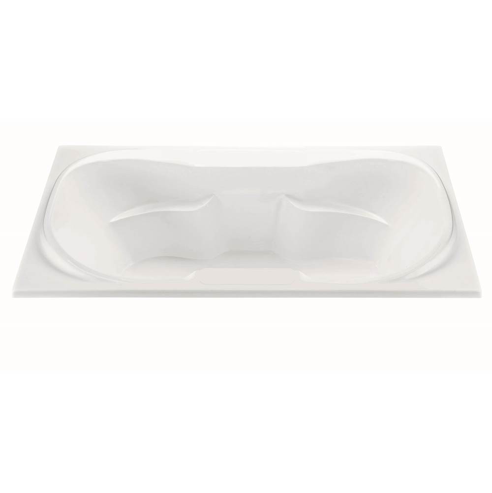 MTI Baths Tranquility 1 Dolomatte Drop In Air Bath Elite - White (72X42)