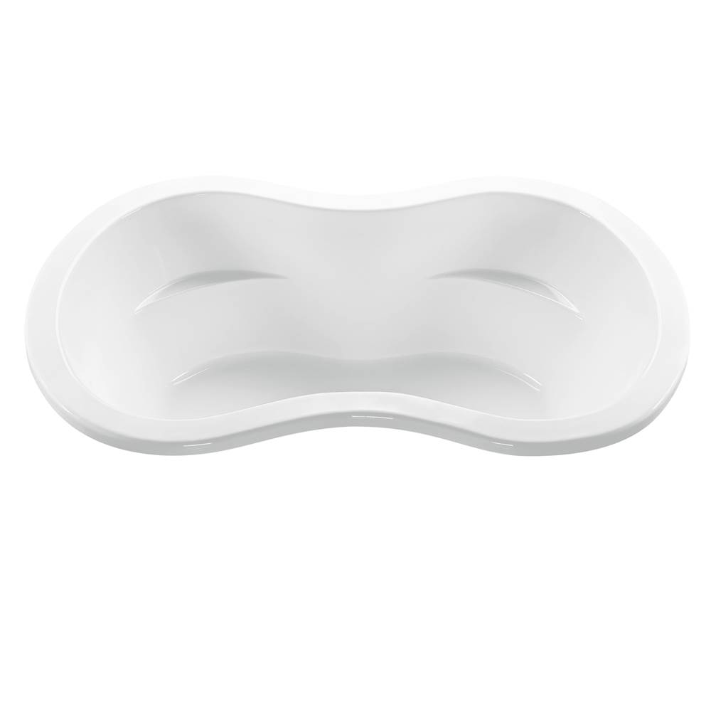 MTI Baths Eternity Acrylic Cxl Drop In Air Bath Elite- White (72X47.75)