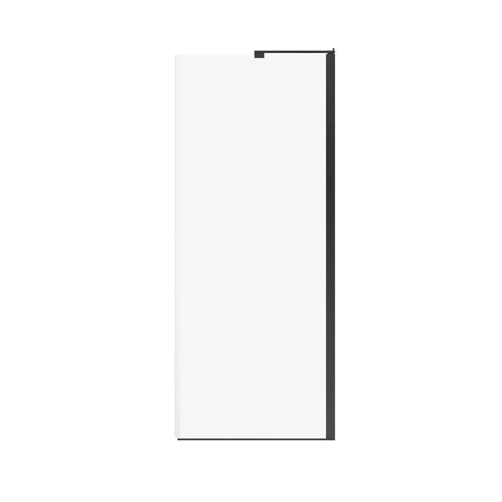 Maax Capella 78 Return Panel for 36 in. Base with GlassShield® glass in Matte Black
