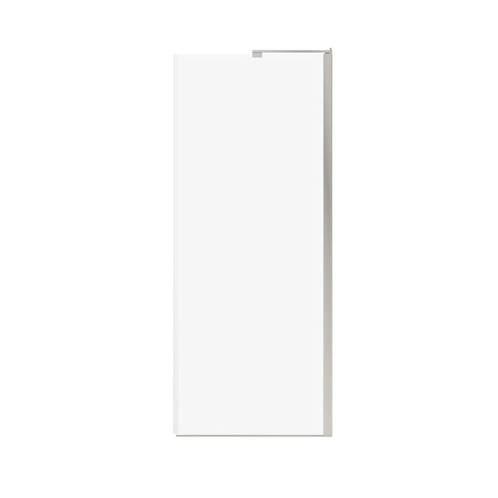 Maax Capella 78 Return Panel for 36 in. Base with GlassShield® glass in Brushed Nickel