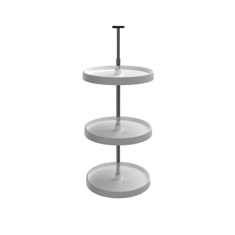 Rev-A-Shelf Value Line Polymer Full-Circle 3-Shelf Lazy Susans for 39'' to 42'' H Corner Wall Cabinets